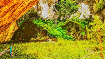 I Built a Cosy Hobbit Hole in  ARK: Survival Ascended!