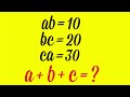 Olympiad Mathematics A B C A Nice Algebra Problem 