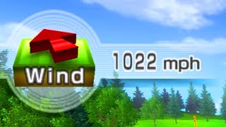 Wii Sports golf trick shots in 1000mph winds