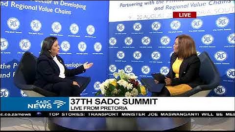 Patricia Visagie gives update from the SADC Summit