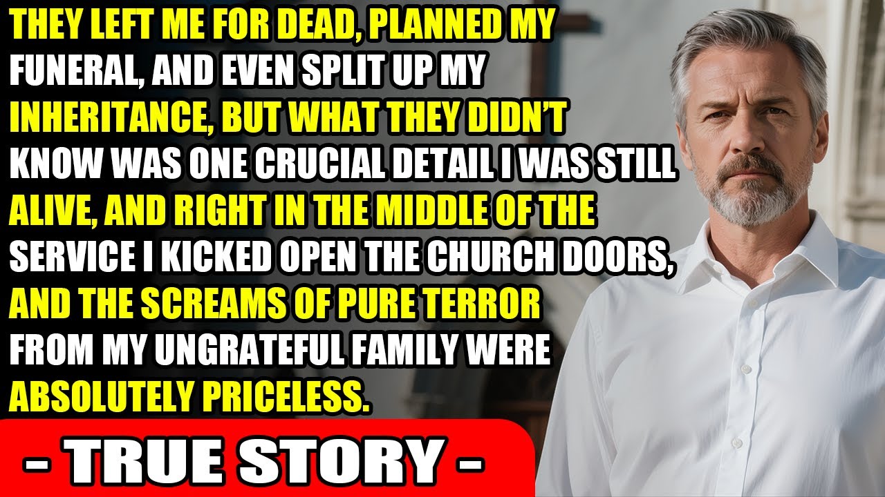 My Children Faked My Death for the Inheritance — Then I Walked Into My Own Funeral...