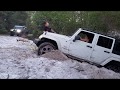 Pulling out a Jeep in very heavy sand