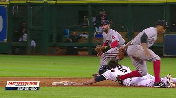 BOS@HOU: Astros score two on stolen base, error