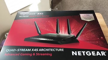 NETGEAR Nighthawk X4S AC2600 Smart WiFi Router Hotspot Unboxing