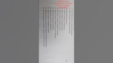 CU 4th Semester Education Honours DSCC-5 2025 Question paper# CU Edu Hons DSCC-5 2025 Question paper