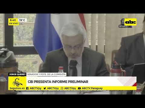 CBI presenta informe preliminar.