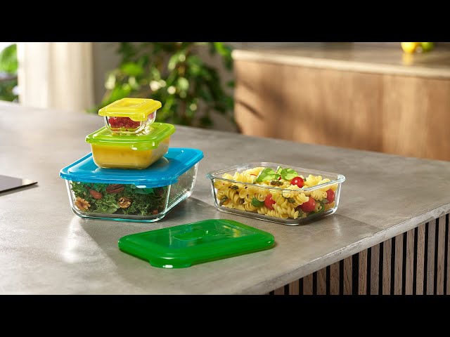 Joseph Joseph Nest Glass 8-Piece Food Storage Set 81060 - The Home Depot