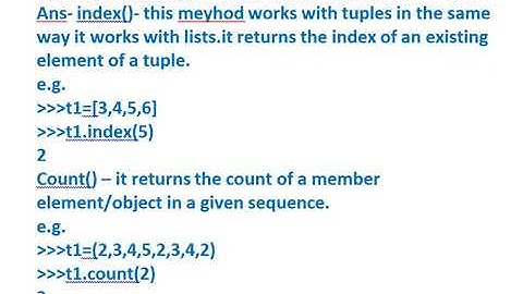 Class 11th, Day-67, Computer Science, Ch-12, (Tuple) , Test solutions