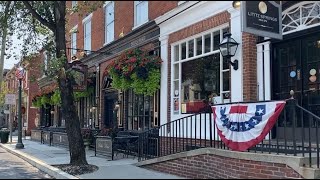 The beautiful town of Lititz in Lancaster County, PA! #lititzpa #amishcountrypa #lancasterpa