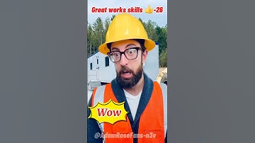 26.Greatworksskills 👍#workskills #skills #smartwork #construction #engineering#workers#tips#shorts