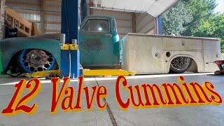 STUFFING A 12 Valve CUMMINS Into My 1950 Chevy PT 4