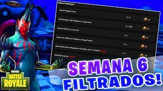 Desafios Semana 6 Fortnite Battle Royale Filtrados Temporada 4