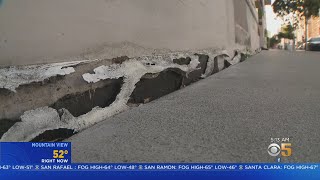 SINKING SIDEWALKS: Sinking Sidewalks In San Francisco's Mission Bay Neighborhood