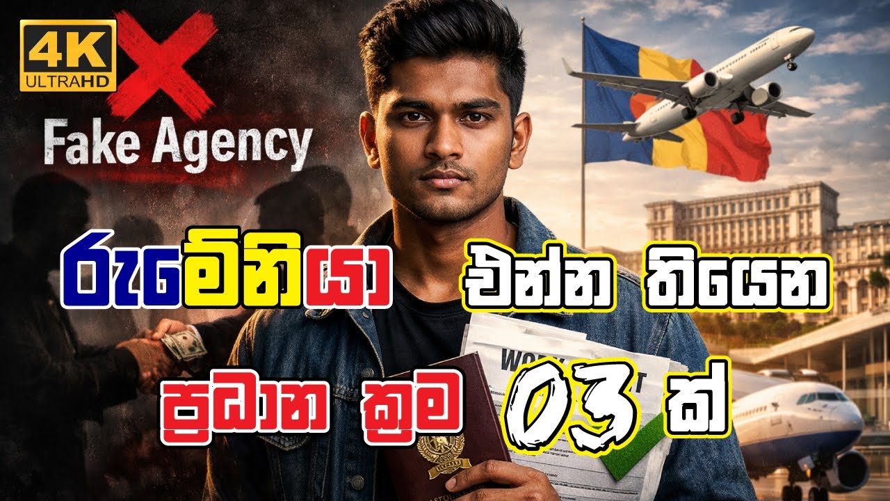 රුමේනියා 🇷🇴 එන්න තියෙන ප්‍රධාන ක්‍රම 3ක් | හොර Agency වලට අහු වෙන්න කලින්  මේක බලන්න
