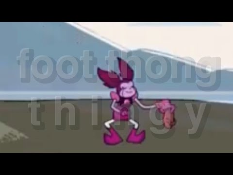 if our love’s insanity, you forgot your foot thong thingy (steven universe)