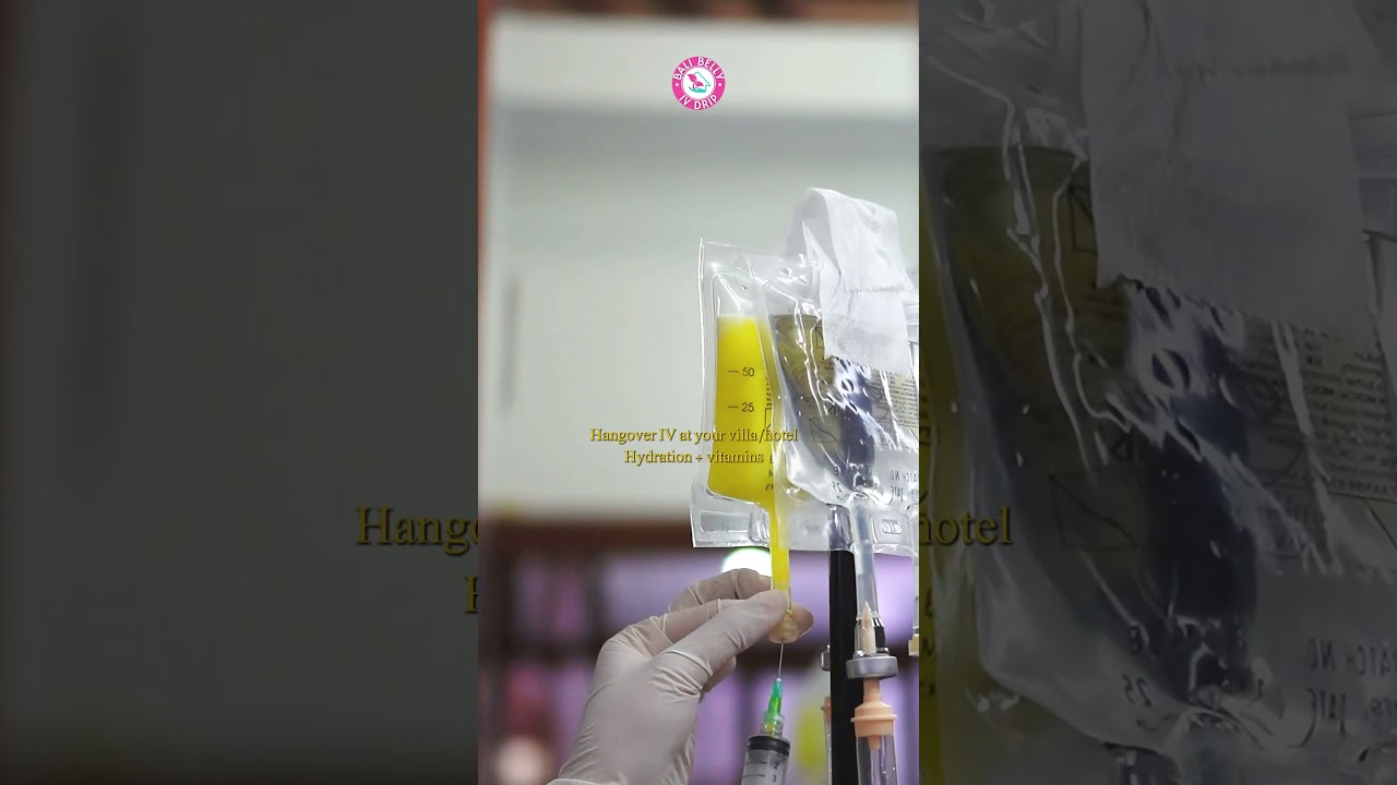 Bali Hangover IV Drip | Recover Fast & Save Your Holiday with Salam Homecare Bali
