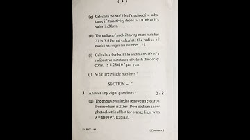 +3 4th semester core- 9 phy question paper 2023 //