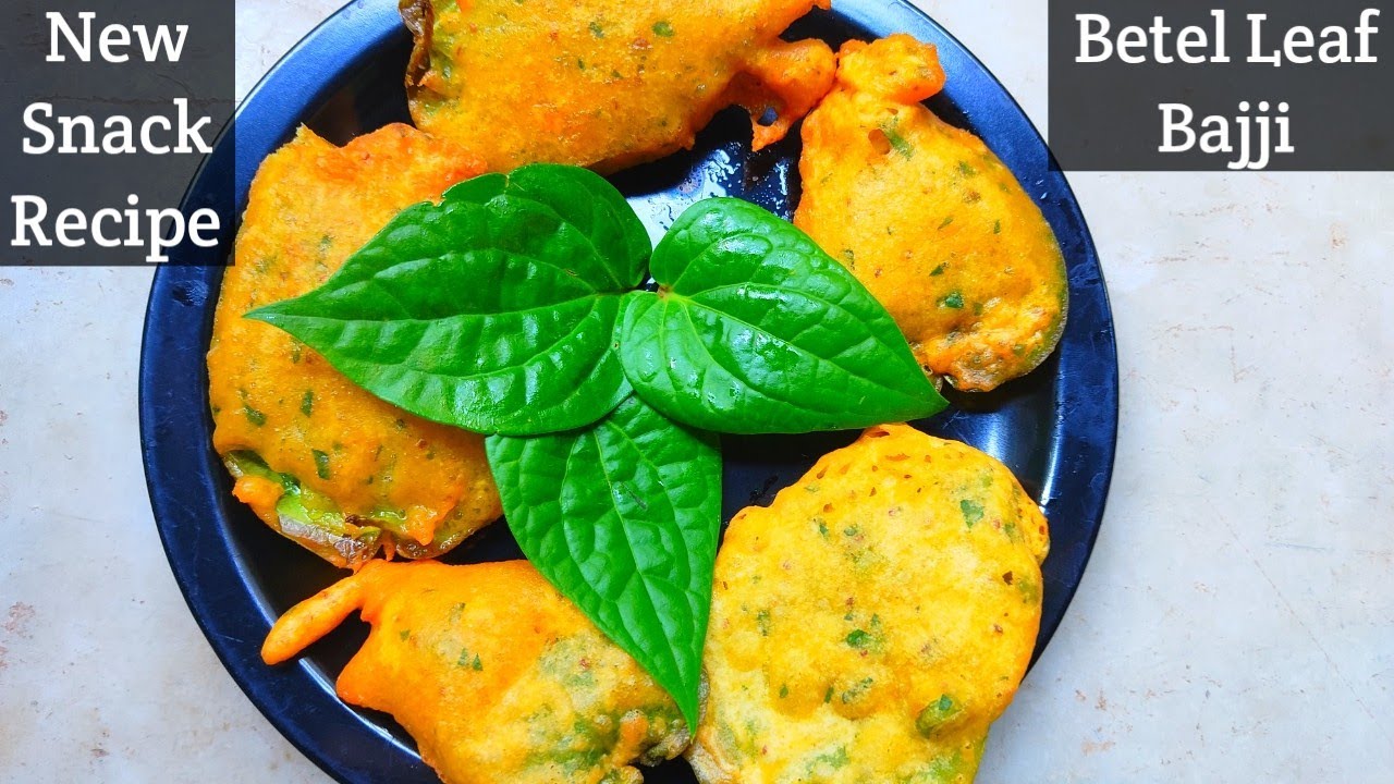 Betel Leaf Bajji Crispy Snack Recipe New Snack Idea Betel Leaf betel-leaf-bajji-crispy-snack-recipe-new-snack-idea-betel-leaf
