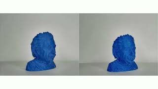 Impresión 3D de diseño Albert Einstein en PLA