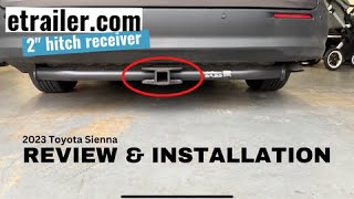 2023 Toyota Sienna Hybrid AWD Best Aftermarket Hitch Receiver Review  OEM vs Trailer.com hitch