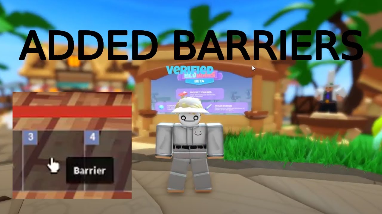 Bedwars Added BARRIER BLOCKS YouTube