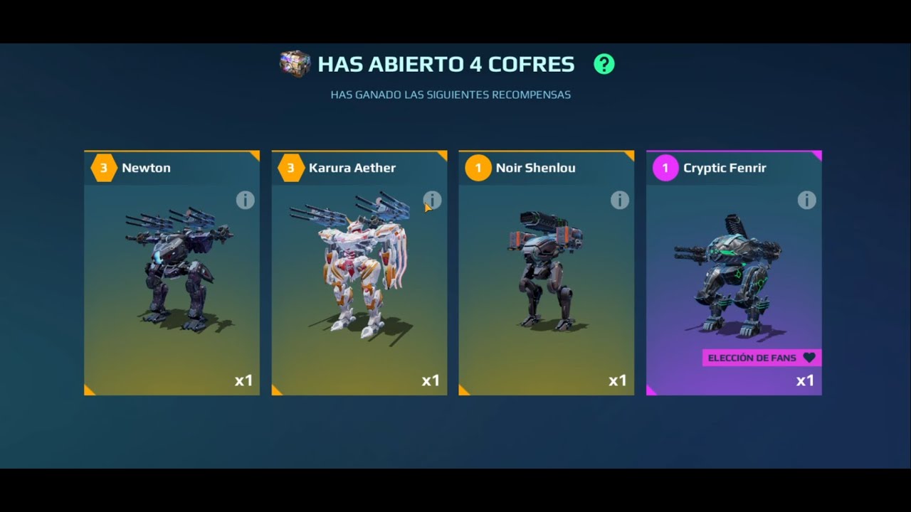 ¡Abrí 39 cofres de oro y mira lo que salió! mas 4 supercofres - WAR ROBOTS