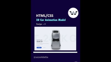 3D animation using html css #html #css #javascript