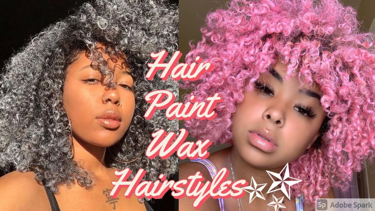 🌈Hair Paint Wax Hairstyles!🌈 YouTube