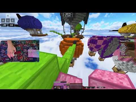 MINECRAFT BEDWARS HANDCAM | RAGENEON