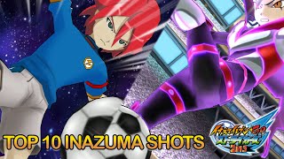 MON TOP 10 DES TIRS - INAZUMA ELEVEN GO STRIKERS 2013