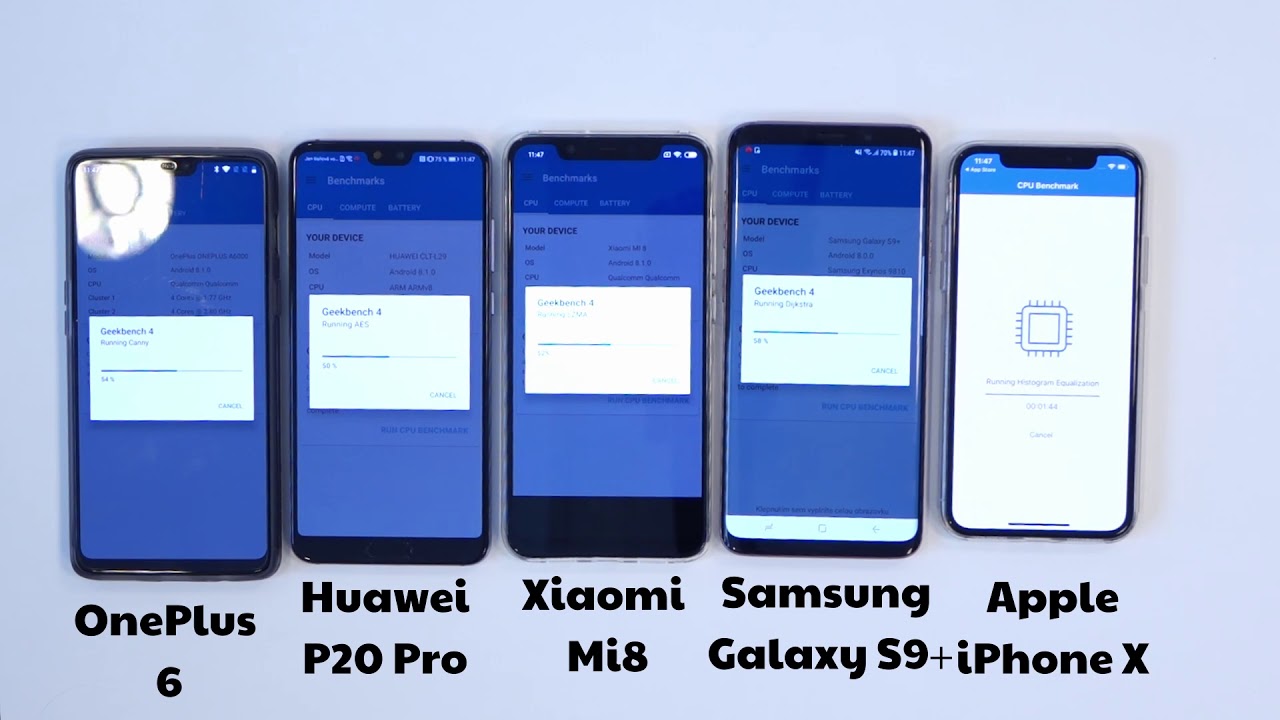 Oneplus 6 vs iphone x benchmark