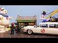 Fireman Sam and Ghostbusters save Pontypandy Episode 32 Firefighter Sam Toys Marshmallow Man Ecto