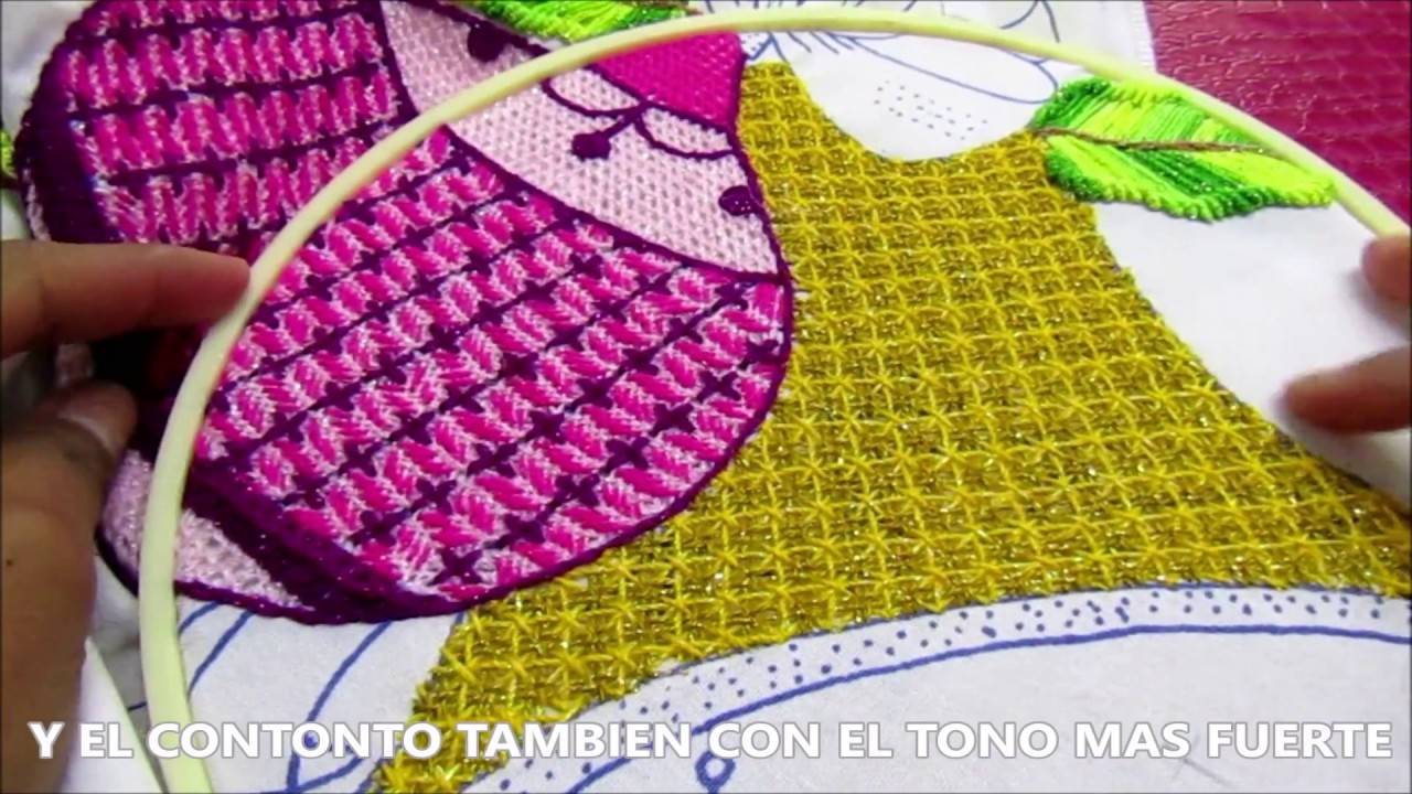 PUNTADA EN CAMPANA PASO A PASO  