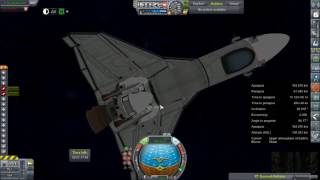 KSP RP-0 #130 1960s shuttle Re-Entry Testing (prototyping reusable part 4)