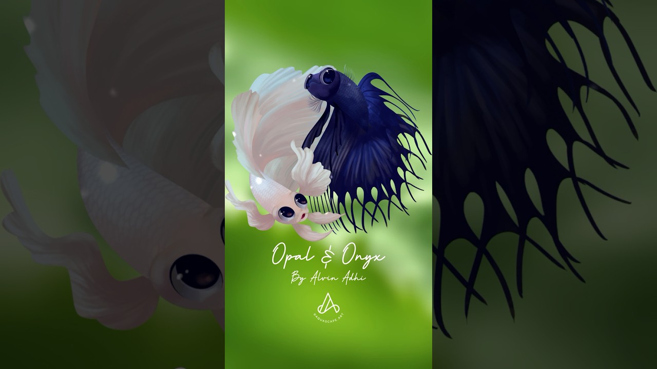 Cool Betta Art by the super talented Alvin Adhi 