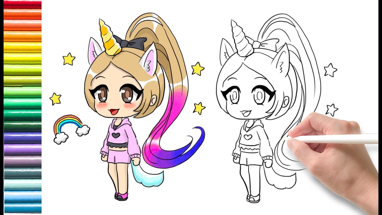 how to draw wengie, how to draw gacha life, how to draw a chibi, ...