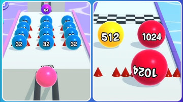 BallRun2048 :❤️😍 Most Satisfying ASMR GAME Level 178