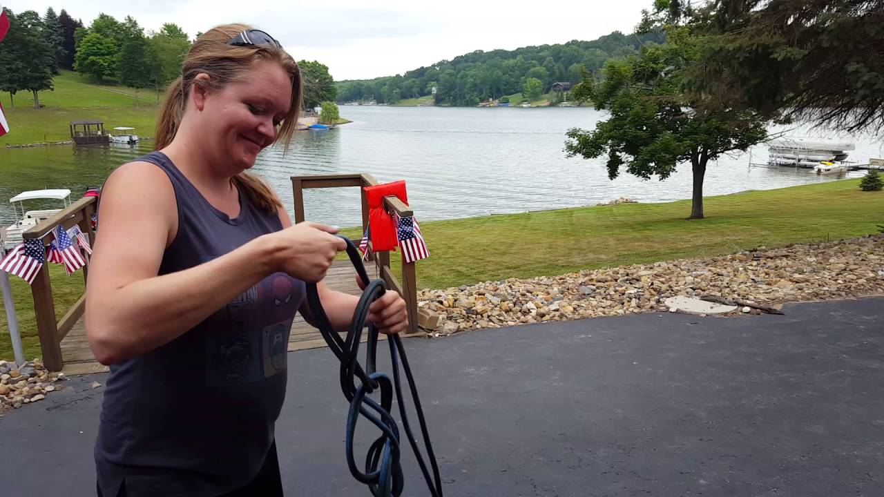 How to wrap a extension cord so it will not tangle when you need it