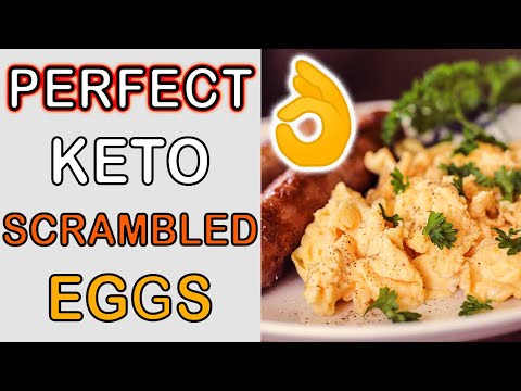 PERFECT Keto Scrambled Eggs (CRAZY SIMPLE RECIPE)