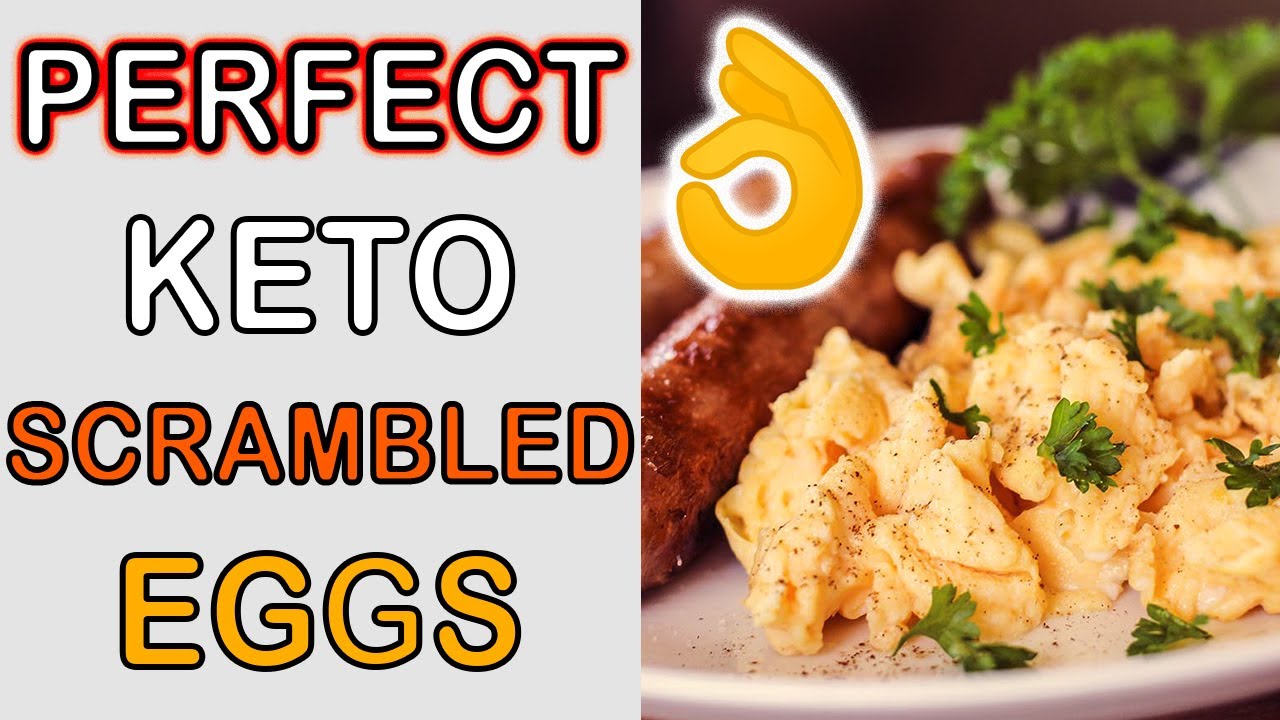 PERFECT Keto Scrambled Eggs (CRAZY SIMPLE RECIPE)