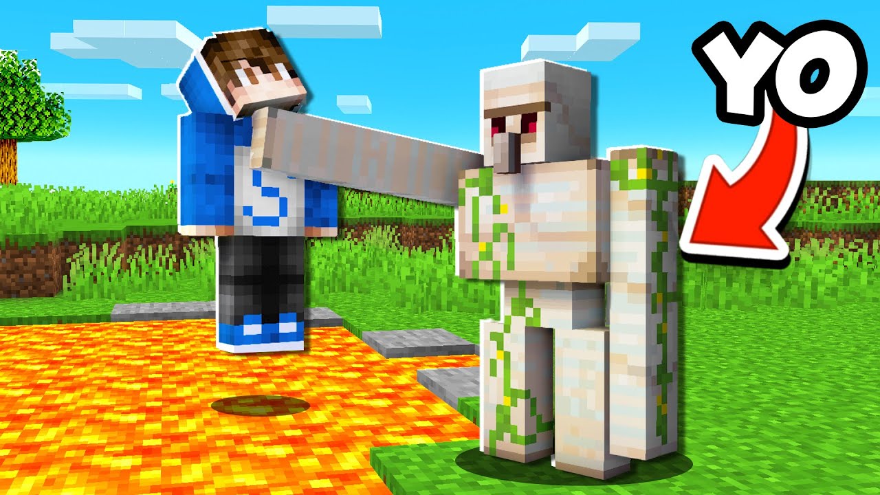Me Convertí en Mobs para Trollear a Mi Amigo 😂 Minecraft