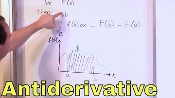 02 - Fundamental Theorem of Calculus,  Part 1 - Learn Antiderivatives & Derivatives