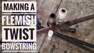 Making a flemish twist bowstring (build along)