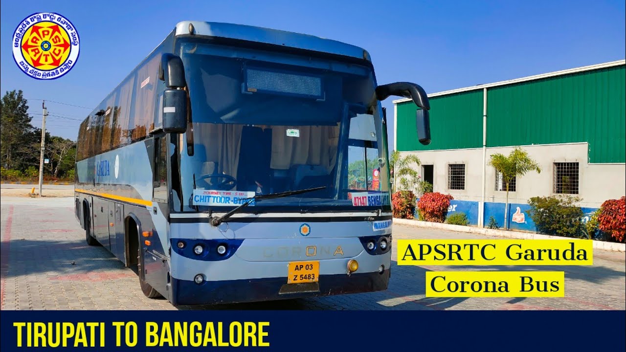 APSRTC CORONA BUS JOURNEY | TIRUPATI TO BANGALORE FULL BUS JOURNEY | ASH2TRAVEL