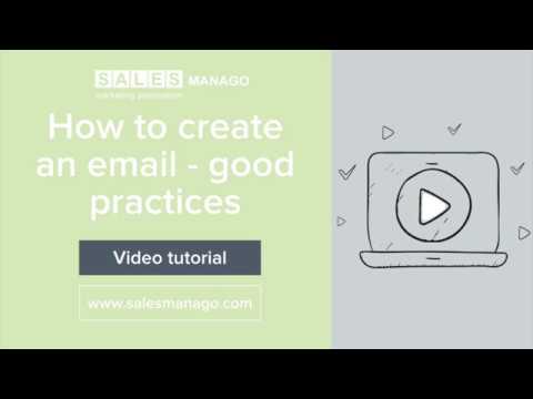 How to create an email - good practices