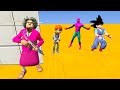 Scary Teacher 3d -Spideman and Goku vs Miss&#39;T - ( Car Damaged Repair ) Jump/Fails - Game Animation