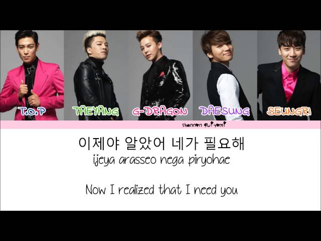 BIGBANG - Lies(거짓말) Color Coded Lyrics [Han/Rom/Eng] class=
