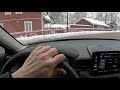 Honda HR-V e:HEV ’22 cruising after snowstorm