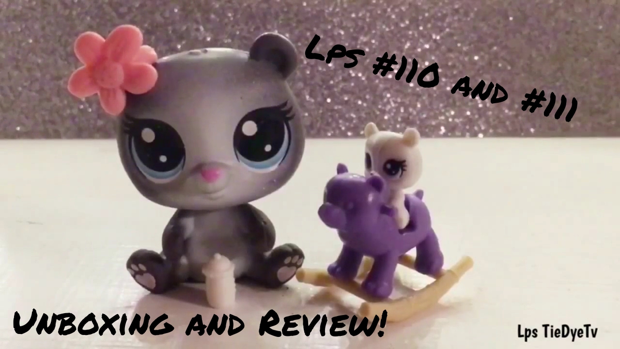 Littlest pet shop/Lps Unboxing + Review 110 111 Lps TieDyeTv