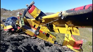 Canadair CL215 Crash Site (Spain)